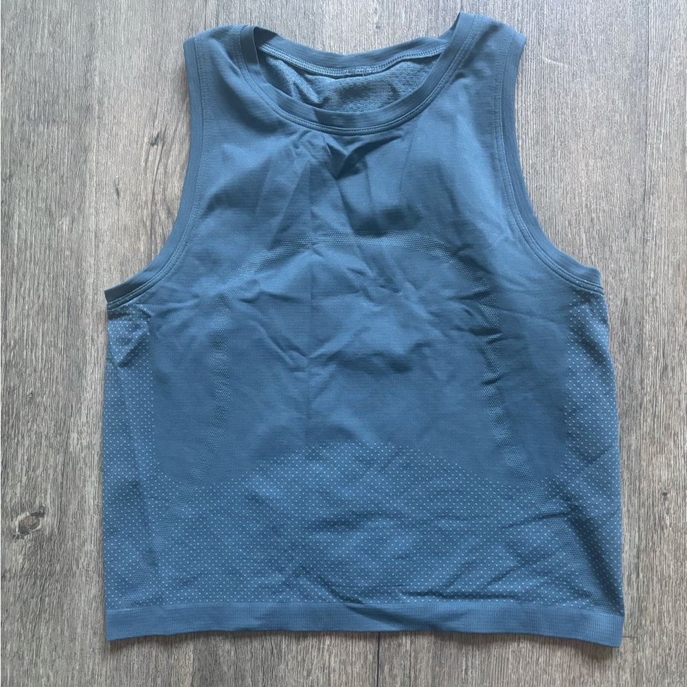 lululemon athletica Blue Tank Top